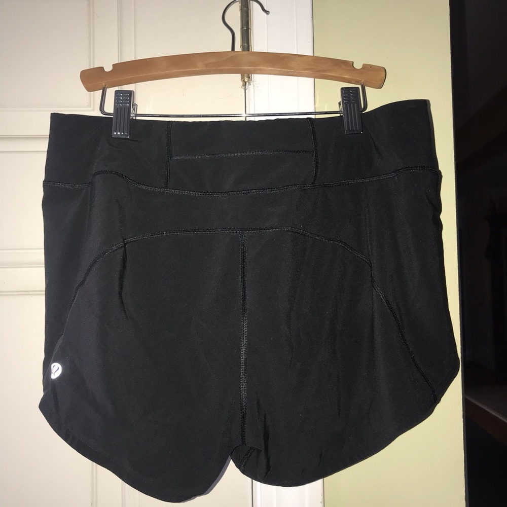 Black lululemon shorts